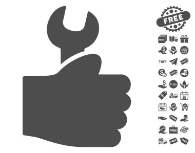 Hizmet el simgesi ücretsiz bonus