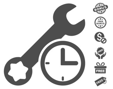 Hizmet saat simgesini ücretsiz bonus