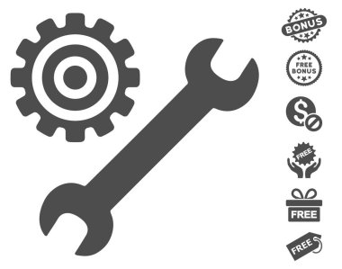 Ücretsiz Bonus simgesiyle hizmet araçları