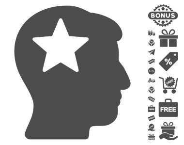 Ücretsiz Bonus ile yıldız kafa simgesi