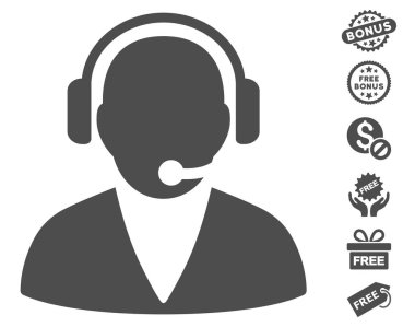 Ücretsiz Bonus ile destek işleç simgesi