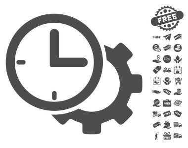 Zaman kurulum dişli simgesini ücretsiz bonus
