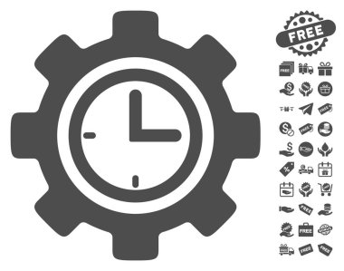 Zaman kurulum dişli simgesini ücretsiz bonus