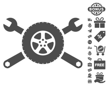 Lastik Servisi anahtarı simgesini ücretsiz bonus