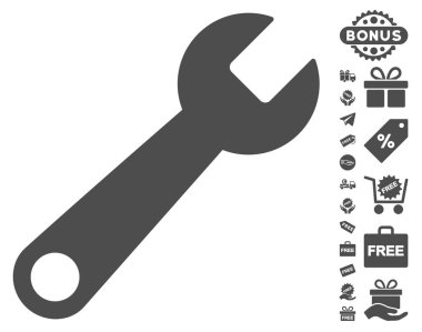 İngiliz anahtarı simgesini ücretsiz bonus