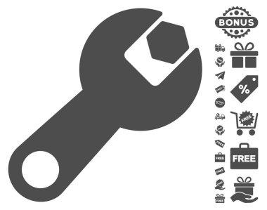 İngiliz anahtarı simgesini ücretsiz bonus