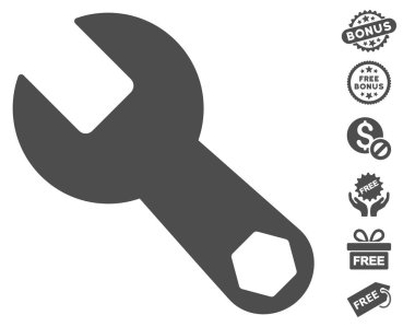 İngiliz anahtarı simgesini ücretsiz bonus