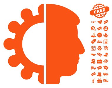 Ücretsiz Bonus ile Android kafa simgesi