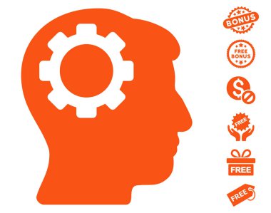 Beyin dişli simgesini ücretsiz bonus