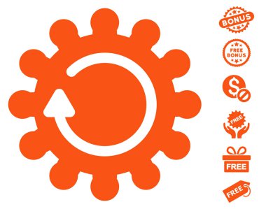 COG döndürme simgesi ücretsiz bonus