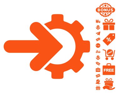 Dişli Tümleştirme simgesini ücretsiz bonus