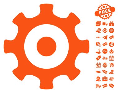 Dişli simgesini ücretsiz bonus