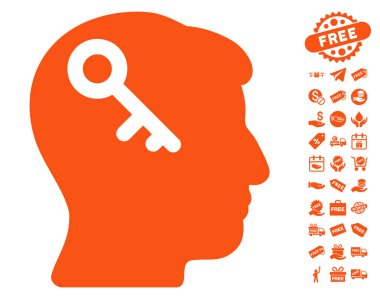 Kafa simgesi ücretsiz Bonus ile anahtar