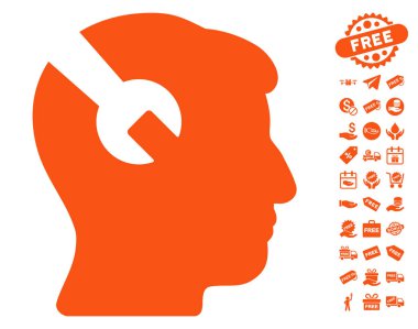 Kafa cerrahi Wrench kutsal kişilerin resmi ile ücretsiz Bonus