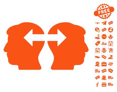 Kafaları Exchange okları simge ücretsiz bonus