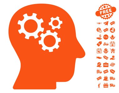 Ücretsiz Bonus ile akıl Gears simgesi