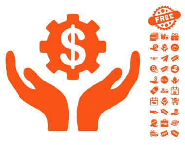 Ücretsiz Bonus ile bakım fiyat simgesi