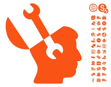 Zihin anahtar araçlar simgesine ücretsiz bonus