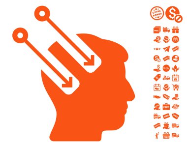 Sinirsel arayüz simgesi ücretsiz bonus