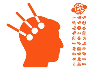 Sinirsel arayüz simgesi ücretsiz bonus