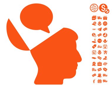 Açık fikirli görüş simgesi ücretsiz bonus