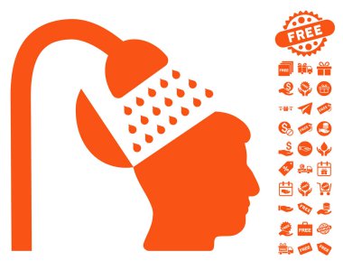 Açık fikirli duş simgesi ücretsiz bonus