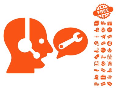 Operatör hizmeti ileti simgesi ücretsiz bonus