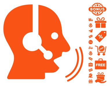 Operatör konuşma simgesini ücretsiz bonus