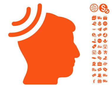 Radyo Resepsiyon beyin simgesi ücretsiz bonus