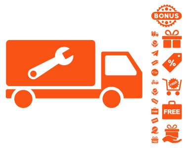 Ücretsiz Bonus ile hizmet araba simgesi