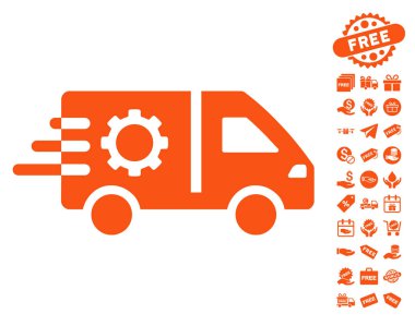 Ücretsiz Bonus ile hizmet araba simgesi