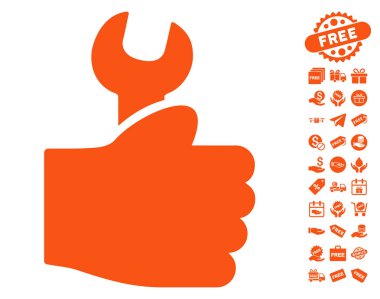 Hizmet el simgesi ücretsiz bonus