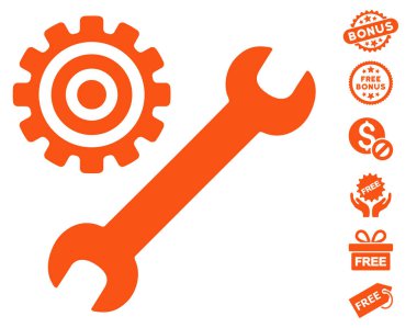 Ücretsiz Bonus simgesiyle hizmet araçları