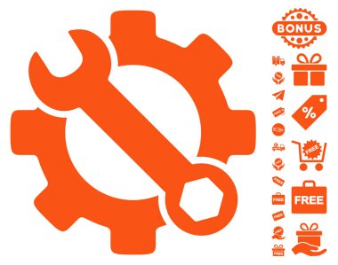 Ücretsiz Bonus simgesiyle hizmet araçları