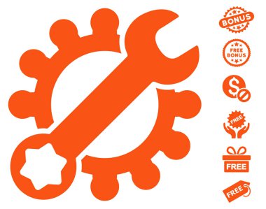 Ücretsiz Bonus simgesiyle hizmet araçları