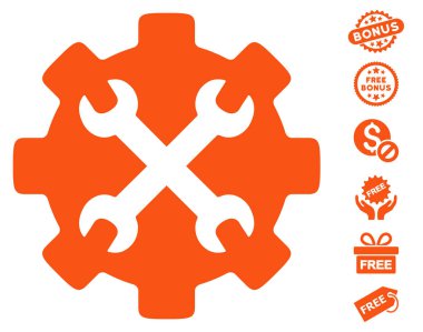 Ücretsiz Bonus simgesiyle hizmet araçları