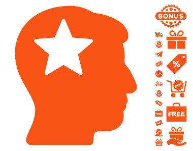 Ücretsiz Bonus ile yıldız kafa simgesi