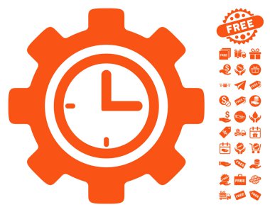 Zaman kurulum dişli simgesini ücretsiz bonus