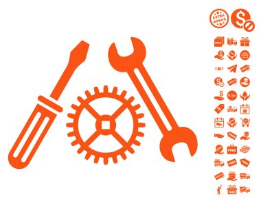 Service simgesini Ücretsiz Bonus ile ayarlama