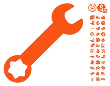 İngiliz anahtarı simgesini ücretsiz bonus