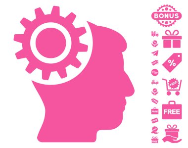 Beyin dişli simgesini ücretsiz bonus