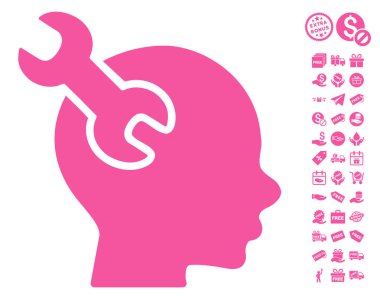 Beyin hizmet Wrench kutsal kişilerin resmi ile ücretsiz Bonus