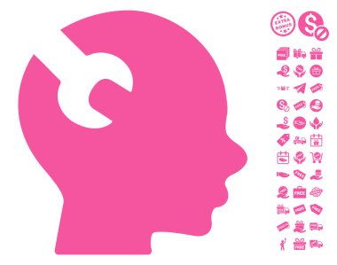 Beyin İngiliz anahtarı aracı simgesini ücretsiz bonus