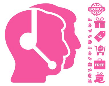 Çağrı merkezi operatörleri simgesi ücretsiz bonus