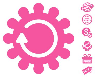 COG döndürme simgesi ücretsiz bonus