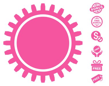 Ücretsiz Bonus dişli simgesiyle