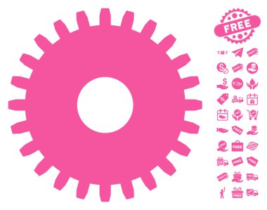 Ücretsiz Bonus dişli simgesiyle