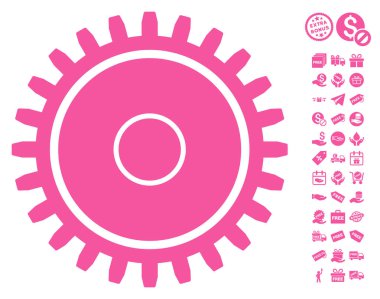 Ücretsiz Bonus dişli simgesiyle