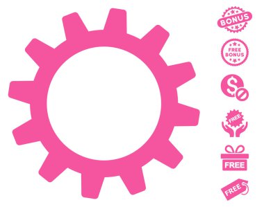 Ücretsiz Bonus dişli simgesiyle