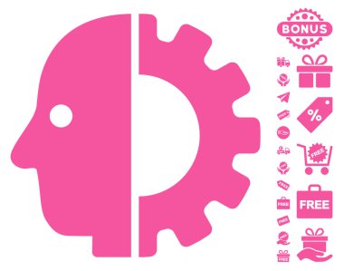 Cyborg kafa simgesi ücretsiz bonus